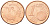 КИПР 1 ЕВРОЦЕНТ 2009 ДВА МУФЛОНА KM 78 сталь плакированная медью UNC 105-245