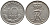 ДАНИЯ 10 ЭРЕ 1971 C; S, ФРЕДЕРИК IX (1947-1972) KM 849.1 медно-никель 4398-926