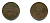 Ганновер 1 пфенниг 1846 B, Эрнст Август (1837-1851) KM 201.1, AKS 129, J. 74 медь 35-852