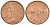 Финляндия 1 пенни 1968 KM 44 медь 4174-334