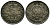 ГЕРМАНИЯ 1/2 МАРКИ 1918 E J. 16, KM 17 серебро aUNC 4381-525