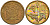 ЮАР 10 центов 1990 цветок KM 135 сталь плакированная латунью PROOF 00-000-00