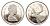 Канада 25 центов 1988 Елизавета II (1952-2022), олень KM 74 никель PROOF 413-4333