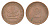 ФРГ 2 пфеннига 1975 F KM 106a, J.381a сталь плакированная медью 4630-1237