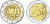 Кипр 2 евро 2015 30 лет флагу ЕС KM 102 биметалл UNC 4571-923