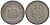 ГЕРМАНИЯ 10 ПФЕННИГОВ 1874 C, СТАРОГЕРБОВКА KM 4, Jager 4, Weege 7 медно-никель 4546-1114
