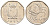 Мальта 5 центов 1991 краб KM 95 медно-никель 4564-542