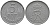 Дания 5 эре 1963 C; S, Фредерик IX (1947-1972) KM 843.2 цинк UNC 32-533