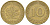 ФРГ 10 ПФЕННИГОВ 1973 F KM 108, J. 383 сталь плакированная латунью 4182-833