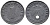 ГЕРМАНИЯ 1 РЕЙХСПФЕННИГ 1940 D KM 97, J. 369 цинк 39-461