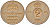 Швеция 2 эре 1965 U, Густав VI Адольф (1950-1973) КМ 821 бронза 77-516