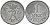 Дания 1 эре 1968 С; S, Фредерик IX (1947-1972) KM 839.2 цинк 4564-838