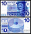 Нидерланды 10 гульденов 1968 Pick 91 b бумага UNC (пресс) 7457-5-2-2