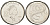 Канада 10 центов 2001 международный год волонтеров KM 412 никелированная сталь UNC M32-02