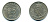 Дания 25 эре 1953 N; S, Фредерик IX (1947-1972) KM 842 медно-никель UNC 25-446