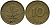 ФРГ 10 ПФЕННИГОВ 1981 D KM 108, J. 383 сталь плакированная латунью 33-145