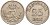 Дания 25 эре 1954 N; S, Фредерик IX (1947-1972) KM 842.1 медно-никель 4566-525