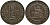 Французский Индокитай 1 цент 1888 А, монетный двор Париж KM 1 бронза 4536-223