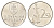 Словакия 2 кроны 1993 KM 13 сталь плакированная никелем 4673-1243