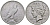 США 1 доллар 1926 D, доллар мира KM 150 серебро 00-1067-4-43