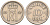 Норвегия 10 эре 1957 Хокон VII (1905-1957) KM 396 медно-никель 4580-957