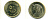 ЕГИПЕТ 50 ПИАСТРОВ 2010 КЛЕОПАТРА KM 942.2 сталь плакированная латунью UNC 83-1737