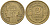 ФРАНЦИЯ 2 ФРАНКА 1941 KM 886 алюминиевая бронза 4403-141