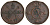 Швеция 1/2 скиллинга 1809 Густав IV Адольф (1792-1809) KM 565 медь 37-1035