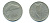 Ирландия 10 пенсов 1975 лосось KM 23 медно-никель 4112-412