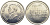 Иордания 2 1/2 пиастра 1996 KM 53 никелированная сталь aUNC 1527-114