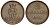 Брауншвейг-Каленберг-Ганновер 2 пфеннига 1856 B, Георг V (1851-1866) KM 217,  AKS 152, J. 84 медь 4142-147