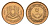 Ливия 5 дирхамов 1975 год-тип KM 13 сталь плакированная латунью UNC 4679-458