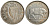 Ирландия 1 шиллинг 1942 бык KM 14 серебро 272-233