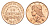 Панама 1 сентесимо 1967 Уррака, тираж 20.000 экземпляров KM 22 бронза PROOF 1526-1242