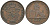 БЕЛЬГИЯ 2 САНТИМА 1905 BELGES KM 35.1 медь 68-726