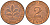ФРГ 2 ПФЕННИГА 1990 F КМ 106а, J. 381а сталь плакированная медью 4567-543