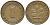 ФРГ 1 ПФЕННИГ 1949 F КМ А101 J. 376 сталь плакированная медью 4392-1014
