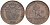 БЕЛЬГИЯ 2 САНТИМА 1905 BELGEN KM 36 медь 68-213