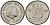 Нидерланды 25 центов 1969 Юлиана (1948-1980) KM 183 никель 96-214
