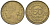 Франция 50 сантимов 1932 KM 894.1, Le Franc 192.15 алюминиевая бронза 4564-1048