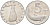 Италия 5 лир 1954 R, дельфин KM 92 алюминий 4594-1032