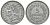 Франция 5 франков 1949 closed 9 KM 888b.1, Le Franc 339.17 алюминий 4123-535
