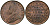 Британская Индия 1/4 анна 1936 Георг V (1910-1936) KM 512 бронза UNC 94-245