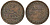 Султанат Маскат и Оман 1/4 анна (байса) 1895 AH 1315, Фейсал бен Турки (1888-1913) KM 12.2 медь 51-1622