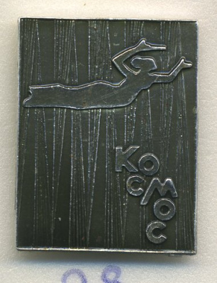 СССР ЗНАЧОК ND ЖЕНЩИНА ЛЕТИТ, КОСМОС 7503-5-28