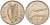 Ирландия 1 флорин 1962 лосось KM 15a медно-никель UNC 4583-413