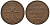 Дания 1 скиллинг 1771 Кристиан VII (1766-1808) KM 617 медь 443-1135