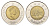 Канада 2 доллара 1996 Елизавета II (1952-2022), полярный медведь KM 270 биметалл 4678-1236