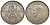 Великобритания 1 шиллинг 1947 Георг VI (1936-1952), Шотландский герб KM 864, Spink 4104 медно-никель UNC 1099-1-53
