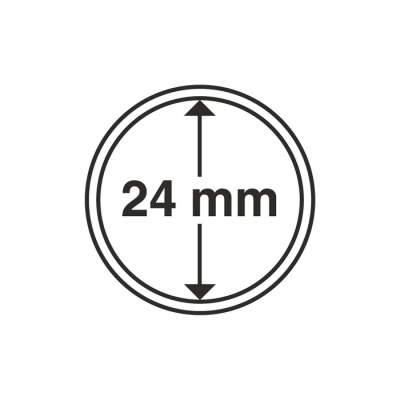 Капсулы круглые – 24,0 мм, упаковка 10 шт. Leuchtturm. 319128